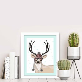 Wallity Cuadro Decorativo Enmarcado en MDF BCT-020 Multicolor